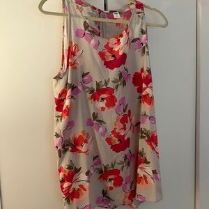 Floral Sleeveless Women's Top